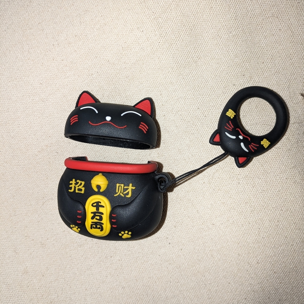 Lucky Cat Air pods cover case